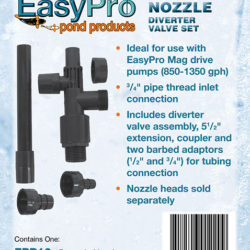 EPD10 Mag Drive Fountain Head - 3/4" Valve and Diverter Set