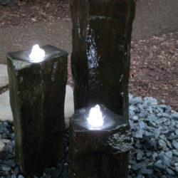 HBR3BSL Tranquil Décor Real Basalt Three Pack Kit- 14", 20", 27"