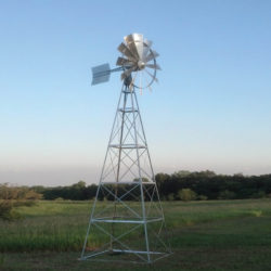 BWM20DLX 20' Four Legged Windmill Assembly with Quick Sink Tubing
