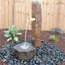 HBB39K Tranquil Décor Bamboo Basalt Fountain Kit