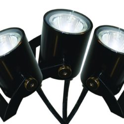 Kasco 3 LED Fountain Light Kit 11 Watt Fixtures - 100 ft cord