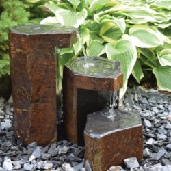 HBK3KSL Tranquil Décor Keyed Spillway Basalt Complete Fountain Kit