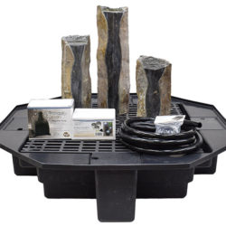 HBM3PSL Tranquil Décor Modern Basalt Complete Fountain Kit