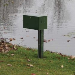 PA34DP Sentinel Deluxe Aeration System - Complete PA34W system with post mounted cabinet