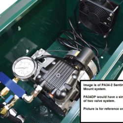 PA34DP Sentinel Deluxe Aeration System - Complete PA34W system with post mounted cabinet