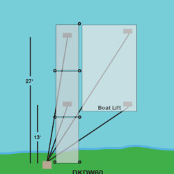 DKDW60 Air De-Icing System for Deep Water - up to 60' dock