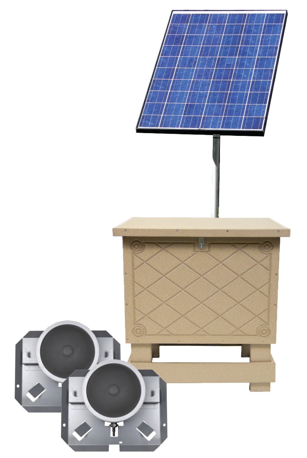 solar aerator for a pond