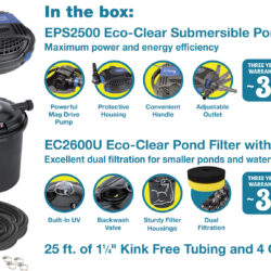 ECK26U Eco-Clear Complete Pond Filtration System