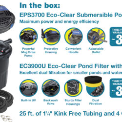 ECK39U Eco-Clear Complete Pond Filtration System